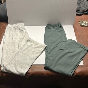 Set of 2 active wear lounge wear size M